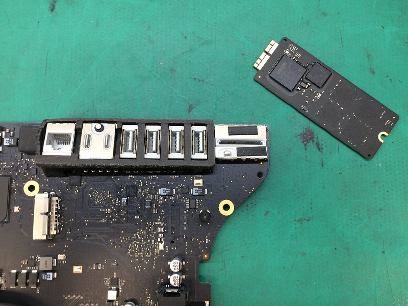 imac 2019 ssd交換中