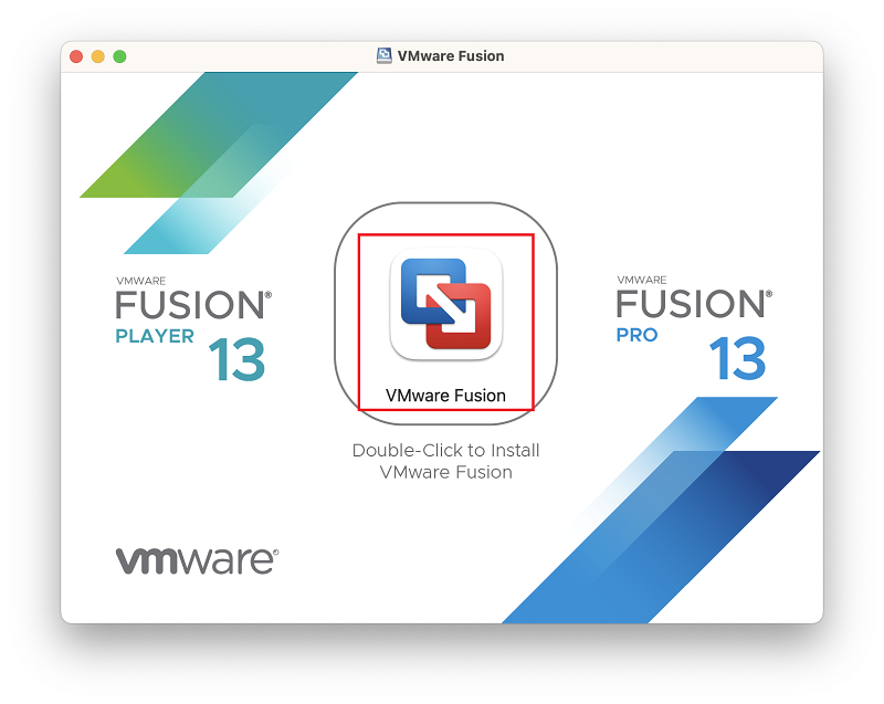 VMwareをインストール