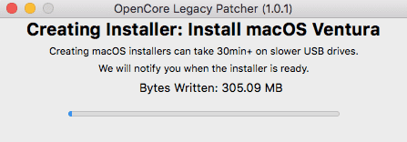 Creating Install macOS Ventura