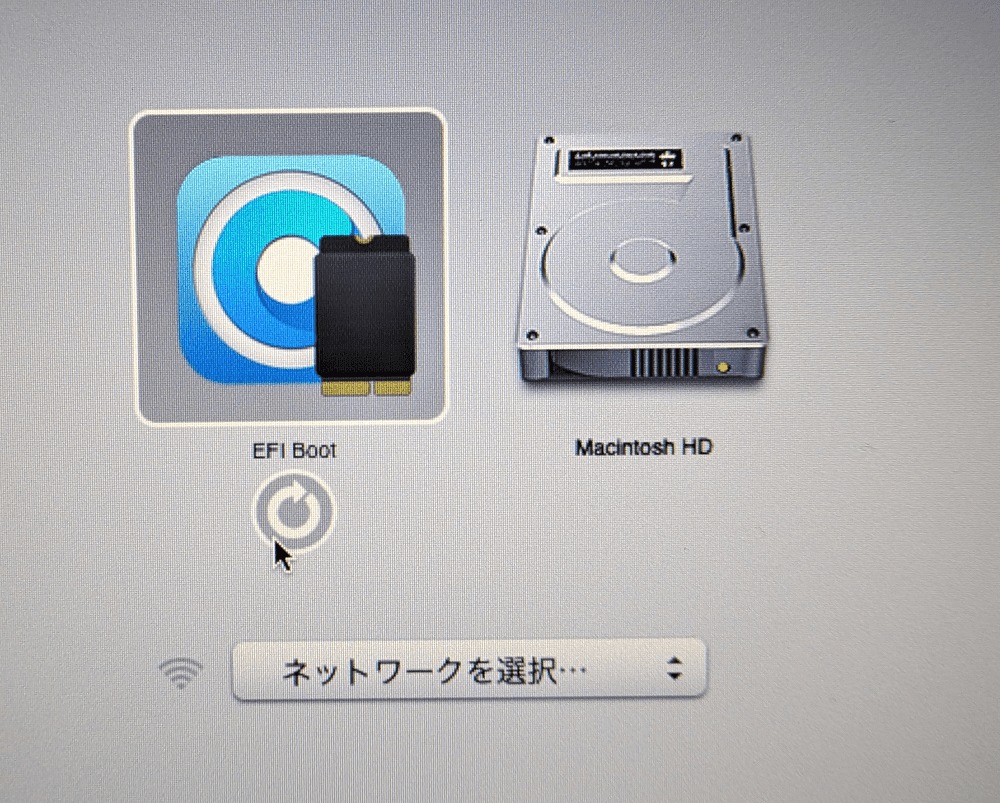 EFI Bootから起動