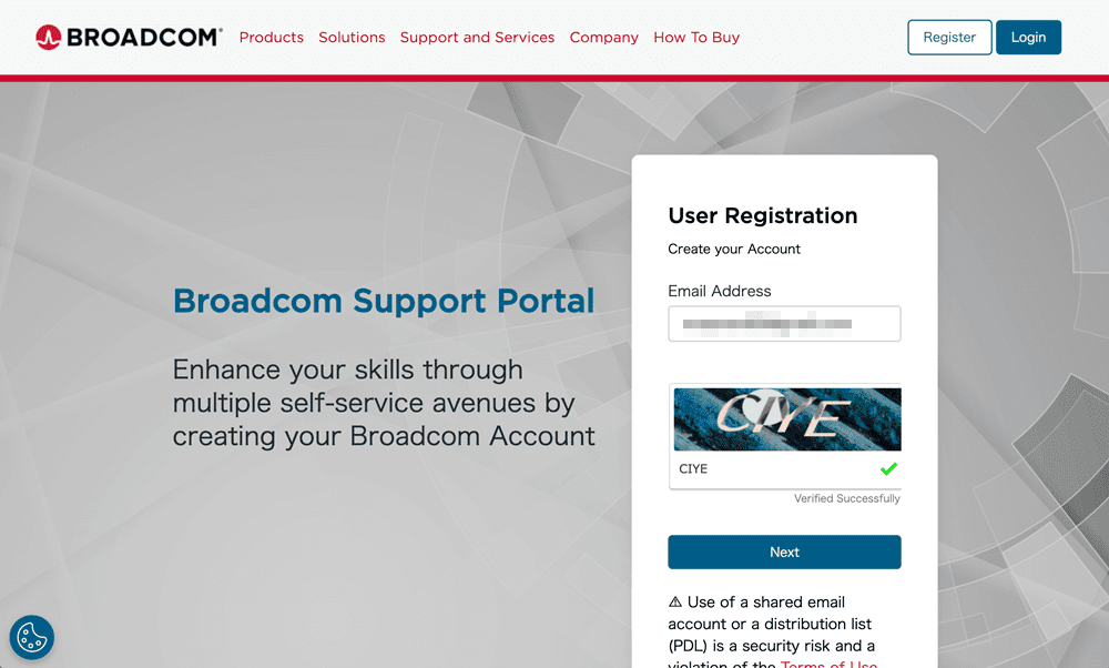 User Registration