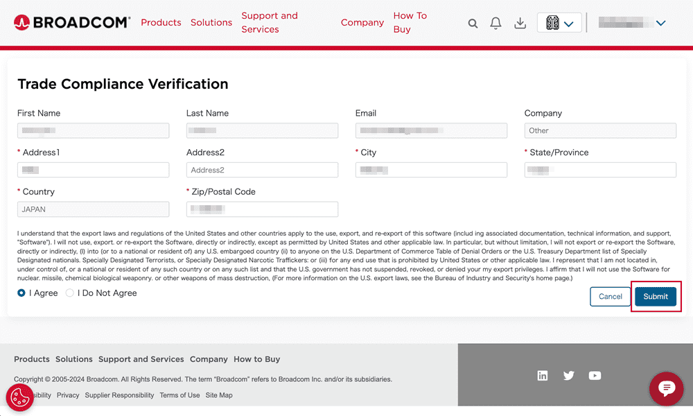 Trade Compliance Verification トレードコンプライアンスの検証