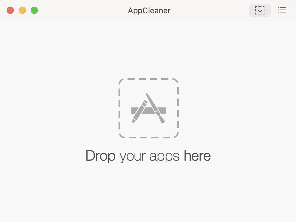AppCleanerを起動