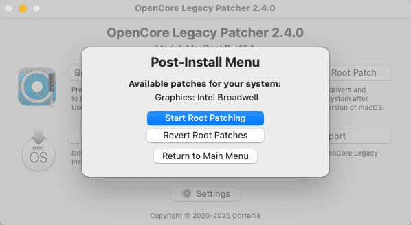 Start Root Patching