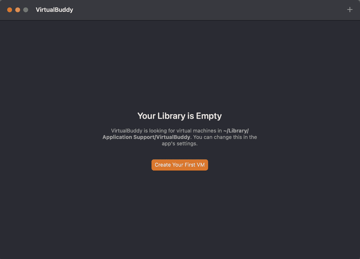 VirtualBuddyで仮想環境を構築
