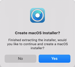 Create macOS Installer?