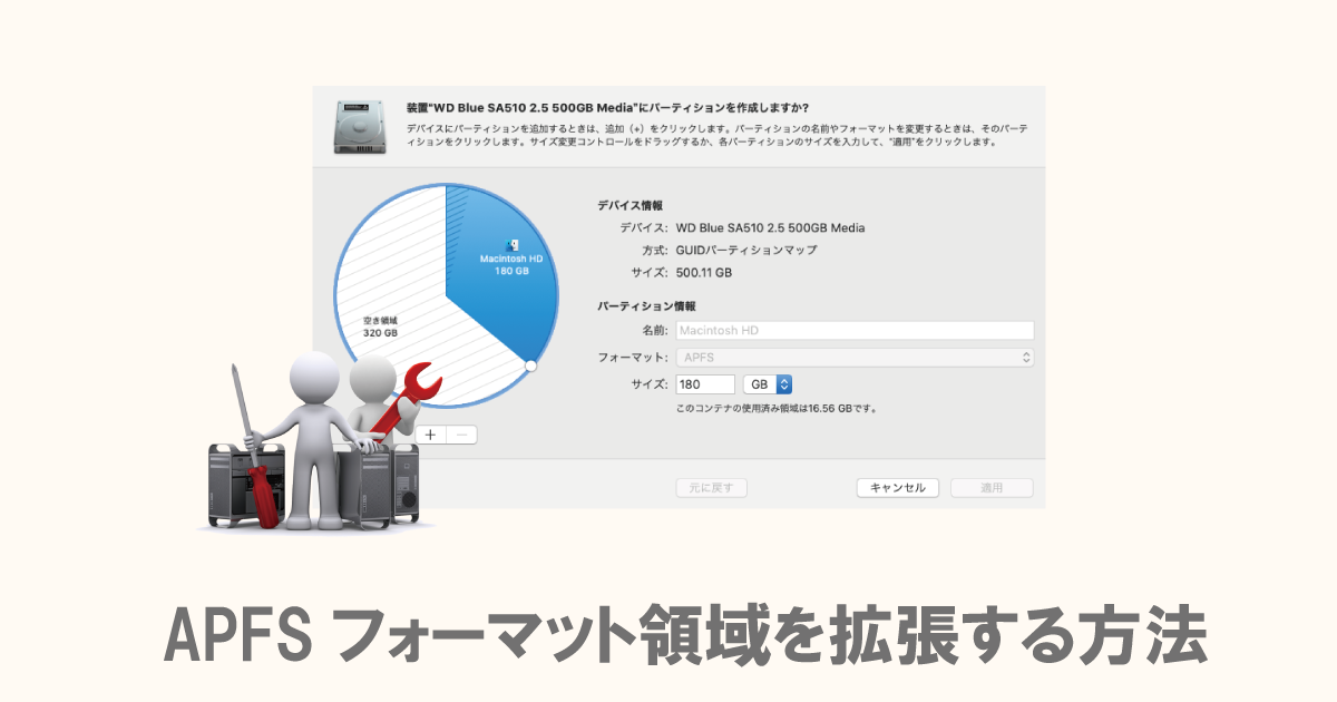 APFS拡張