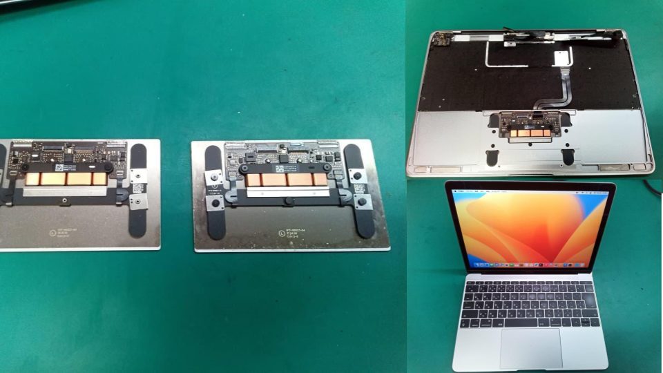 MacBook 12-inch トラックパッド交換